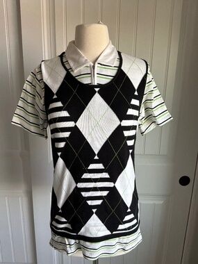 Ladies Golf Fairway & Green Sweater Vest & Top